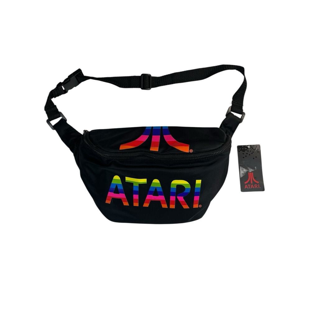 Atari Fanny Pack Hip Bag Black New With Tag